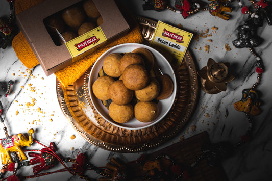 Pure Ghee Besan Ladoo - 250 Grams